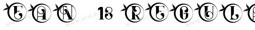EAN   13 Regular字体转换